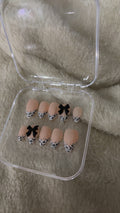 Leopard Print French tips